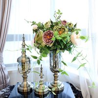 New design european style home wedding decor transparent glass vase