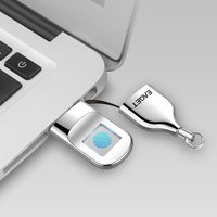 EAGET 32/64GB Pen Drive Fingerprint Encryption Pendrive USB Flash Disk Memory Stick Storage for Laptop PC usb flash drive