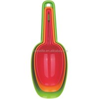 3 Piece BPA Free Plastic Ice Scoop Bucket Set