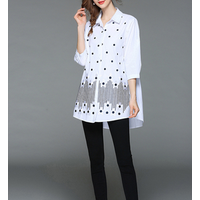 2018 Embroidered Plus Blouse