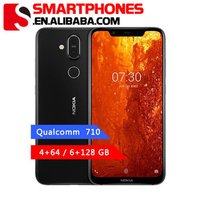 Global Rom CN NOKIA X7 RAM 6GB ROM 128GB TA-1131 6.18 Inch Snapdragon 710 Octa Core 3500mAh Quick Charge OTG Mobile Phone