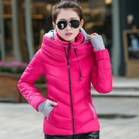 Lady Women's Winter Thicken Down Zipper Jacket Short Fashion Coat SV007132