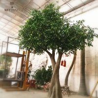 indoor artificial ficus tree for decoration
