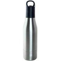 stainless steel beer bottle insulator 12oz beer bottle holder double layer beer keeper with opener cap and silicone stopper