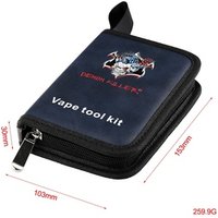 New arrived Demon Killer diy Ceramic Tweezer Cutter Plier Vape Tool Kit For RDA RBA Atomizers Authentic