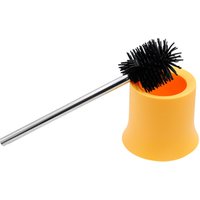 TPR soft long handle metal wc bath toilet brush with toilet brush holder