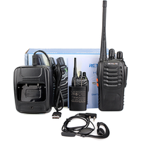 Retevis H777 5W business Walkie Talkie CTCSS/DCS UHF400-470MHz 16CH FM Two Way Radio Signal Frequency& Band with Free Earpiece