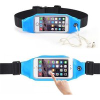 Popular waist pack waterproof sport running bag pocket phone case for iphone6s, universal portable bag for iPhone 7 plus