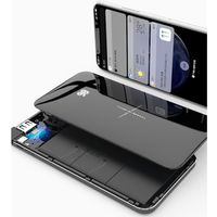 Wholesale Factory price smart portable 8000mah ultra slim fast charging qi wireless power bank