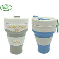 Reusable Silicone Folding Travel Coffee Cup Lid