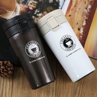 Thermos coffee Mug Double Wall Stainless Steel 304 travel coffee mug Vacuum Flask Water bottle thermo Tea Mug Custom Logo