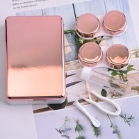 Colorful Contact Lens Case With Women Mirror Box Contact Lenses Colorful Eye Contact Lens Container Lovely Cute Box