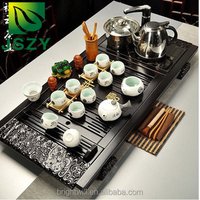Classic Wooden Chinese Gongfu Tea Table Induction Cookers