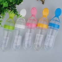FDA Grade Silicone Baby Feeding Bottle Squeeze Feeder