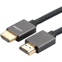 ULT-unite New Arrival Gold Plated Braided Slim HDMI Cable 2.0 4K for TV PS4