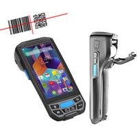 Lecom wireless Android bluetooth mobile Handheld barcode scanner with printer android pda 2D bars code reader for courier