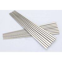 Luxury Korean Chopsticks Square Stainless Steel Chopsticks Household Hotel Restaurant Chopstick 10 pairs