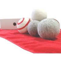 6 pack fabric softener pure wholesale cotton new zealand wool dryer balls organic