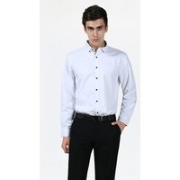 Solid Long Sleeve Business Dress Shirt