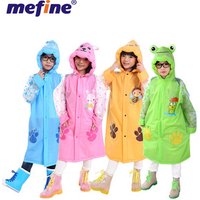 Sale Well China Manufacture Fashion Nice Pvc Children Cartoon Raincoat/kids Rain Coat