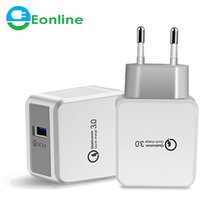 QC3.0 USB Charger Travel Wall Charger Adapter Mobile Phone Cellphone Charger Universal For iPhone 7 6s 6 For Samsung