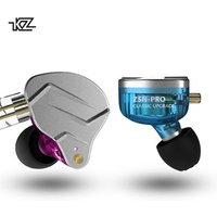 New Listing KZ ZSN Pro 1BA+1DD Hybrid technology HIFI Bass In Ear Metal Monitor Earphones