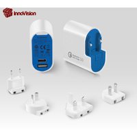 2019 new arrivals wholesale universal travel super fast smart cell phone Android PD QC3.0 18 W USB wall charger adapter