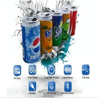 hot sale can Pepsi speaker subwoofer with high acoustic unique Coco Cola speaker rechargeable promotional music player
