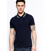 Polo With Two Colour sleeve/High Quality Men Fashion polo Tshirt/Custom polo Clothing with label&tag model-sc408