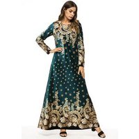 Women's Embroidered Kaftan Dress