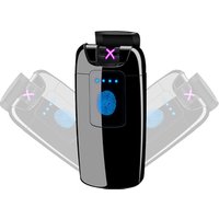 cigarette usb arc lighter Gift box windproof touch electric lighter custom logo outdoor rechargeable lighter