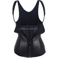 Latex Underbust Corset Waist Trainer 9 Steel Bones