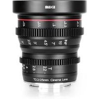 Meike 25mm T2.2 Manual Focus Prime Mini Cinema lens for Micro Four Thirds MFT M43 Mount Cameras