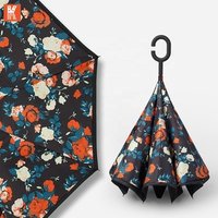 Inverted Car Umbrella C Handle