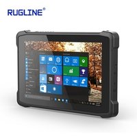 Intel kabylake Core m3-7Y30 Win10 Home 10 Inch rugged Industrial Tablet with DB9 PORT Barcode Scanner Tablet PC