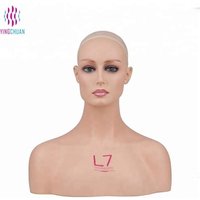 Manikin head for hat female mannequin heads wig display on sale