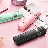 DIVI NEWEST Flexible 3 Colors Wireless Remote Control Tripod Selfie Stick using for 4-6.5 inch mobile phone