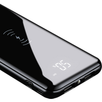 2019 New Products charger power bank 10000mah wireless charging powerbank for samsung galaxy S7