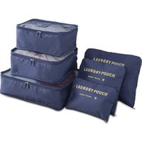 Genya Korean Style Six Piece Travel Clothing Collection Bag