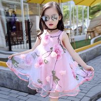 Summer Princess Dress 3D Flowers