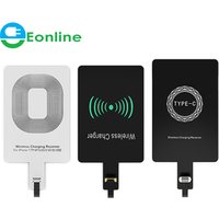 Qi Wireless Charger Receiver For 5s SE 7 6 6s Plus Universal Wireless Charging Receiver Module For Micro USB Type-C Phone