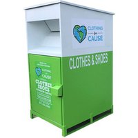Clothing and Book Recycling Container
