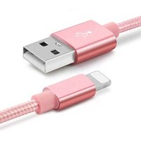 Wholesale Phone Accessories Mobile Nylon Braided High Speed Charging Data Transfer Cable for iphone