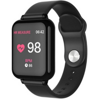 New B57 color screen smart bracelet heart rate blood pressure oximeter step motion call reminder Bluetooth waterproof bracelet