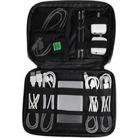 Waterproof Travel Cable Organizer Electronics Accessories Pouch for Phones, USB Cable, Power Bank