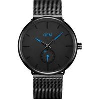 Build Brand Your Own Watches Men Stainless Steel Mesh Custom Dial Design Man Watch Private Label Personalized Watch Own Logo