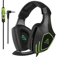 SUPSOO G820 3.5mm Stereo Gaming Headset Wired Music Headphone with Wire Control & Mic & 3.5mm 2 in 1 Audio Line for PC, Laptop,