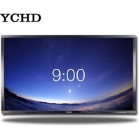 wall mounted display hd led glass and digital multiple interfaces smart TV for 70 inch