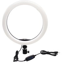 6 inch Selfie Ring Light Video Shooting/Live Stream/Makeup light ring with Cell Phone Holder & Tripod Stand for