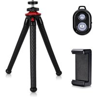 Fosoto Mini Flexible Octopus Mobile Tripod With Phone Holder Adapter for iPhone X Smartphone DSLR Camera Nikon Canon Go pro